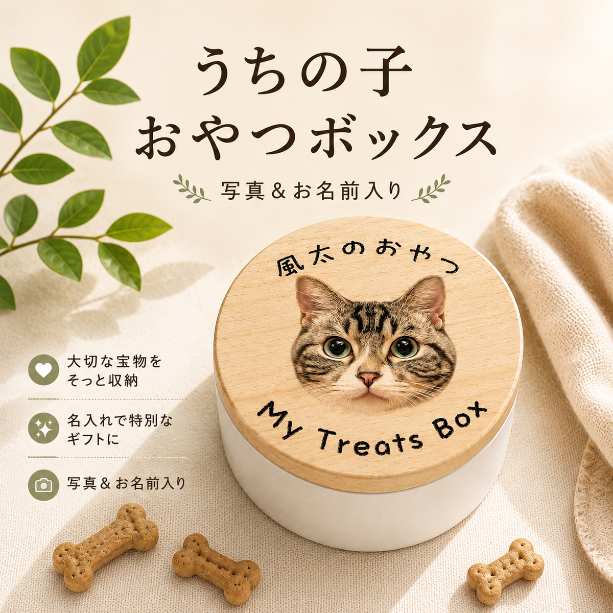 うちの子オリジナルおやつ缶｜世界にひとつだけのオーダーメイド